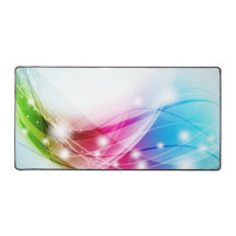 Fondo azul de las olas coloridas