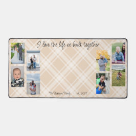 Alfrombrillas De Escritorio Fondo de plaid de fotografía familiar