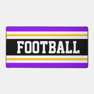 Alfrombrillas De Escritorio FOOTBALL Brillante PurpleBlack Yellow Carreras Str