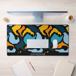 Alfrombrillas De Escritorio Formas abstractas Artsy Black