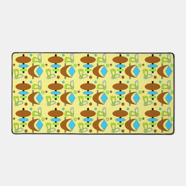 Alfrombrillas De Escritorio Formas atómicas retro Samsung Galaxy Funda (Anverso)