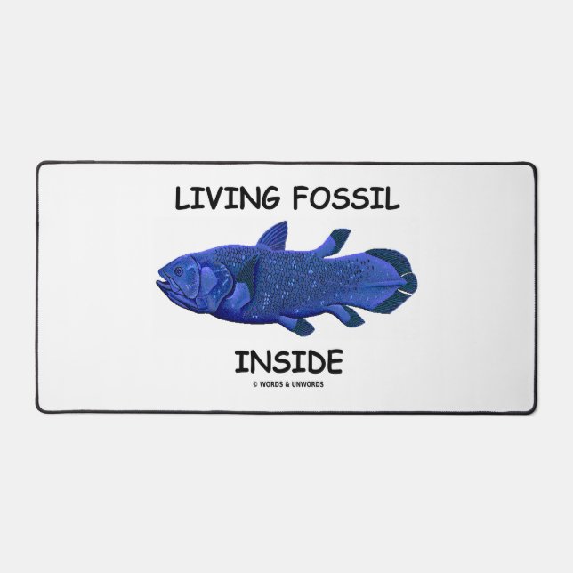 Alfrombrillas De Escritorio Fósiles vivos dentro de Coelacanth (Anverso)