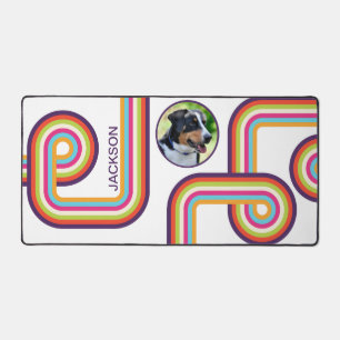 Alfrombrillas De Escritorio Foto de perro de arte de línea retro