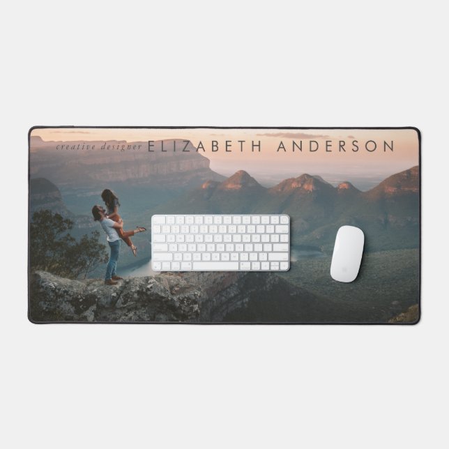 Alfrombrillas De Escritorio Foto de Personalizado premium de la oficina reside (Teclado y ratón)