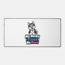 Alfrombrillas De Escritorio Foto personalizada Husky Perro Husky Arregló Mi Es