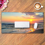 Alfrombrillas De Escritorio Foto personalizado Y Texto Personalizado<br><div class="desc">Sube una foto,  agrega un nombre o texto y crea fácilmente tu alfombra personalizada. Puede TRANSFERIR este DISEÑO a otros productos de Zazzle y ajustarlo para que se ajuste a la mayoría de los artículos de Zazzle. Gracias por elegir nuestros diseños y detenerse por Standard Studio Designs.</div>