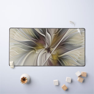 Alfrombrillas De Escritorio Fractal floral, flor de fantasía con colores de la