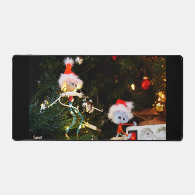 Alfrombrillas De Escritorio Fubby Kerst humor fine-art. (Anverso)