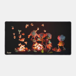 Alfrombrillas De Escritorio Fubby's bij popcorn explosie uit lava gaten.