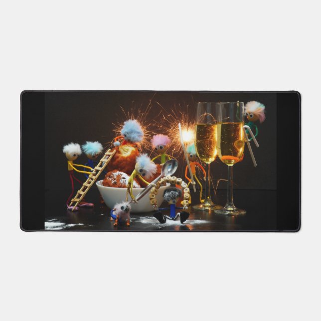 Alfrombrillas De Escritorio Fubby's met Jaarwisseling bij feestdagen. (Anverso)