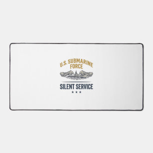 Alfrombrillas De Escritorio Fuerza de Submarinos Vintage Servicio Silencioso V