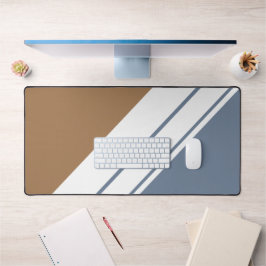 Alfrombrillas De Escritorio Fun Sporty Slate Brown Rayas de Carreras de inclin