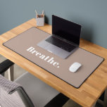 Alfrombrillas De Escritorio Funny Desk Mat Office Humor Acaba De Respirar<br><div class="desc">Añade algo de diversión y personalidad a tu espacio de trabajo con esta graciosa alfombra de escritorio. Esta alfombra de escritorio presenta una graciosa cita motivacional que te hará sonreír cada vez que la mires. Ya sea que trabajes en casa o en una oficina, esta alfombra de escritorio alegrará el...</div>