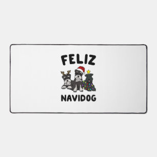 Alfrombrillas De Escritorio Funny Feliz Navidog Ministra Schnauzer amante del 