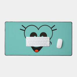 Alfrombrillas De Escritorio Funny Smiley Face Desk Mat