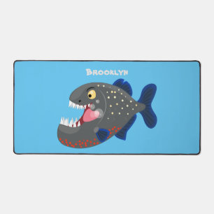 Alfrombrillas De Escritorio Furioso ilustracion personalizado de piranha