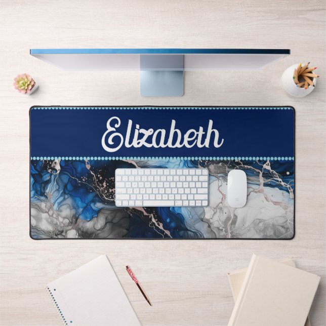 Alfrombrillas De Escritorio Fusión de tinta vibrante (Oficina 1)