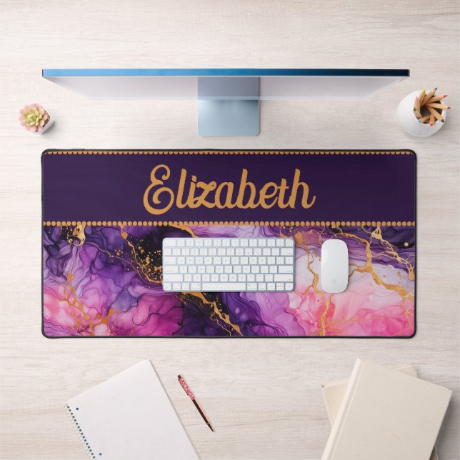 Alfrombrillas De Escritorio Fusión de tinta vibrante (Oficina 1)