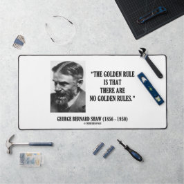 Alfrombrillas De Escritorio G. B. Shaw Golden Rule No Golden Rules Cita