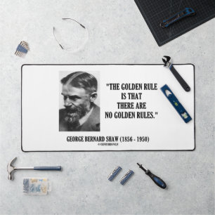 Alfrombrillas De Escritorio G. B. Shaw Golden Rule No Golden Rules Cita