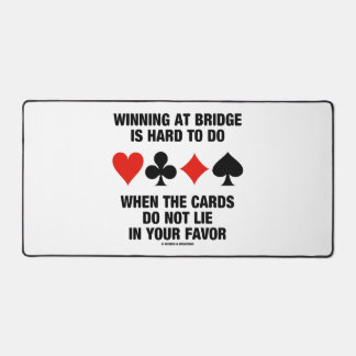 Alfrombrillas De Escritorio Ganar en Bridge es difícil cuando las tarjetas no