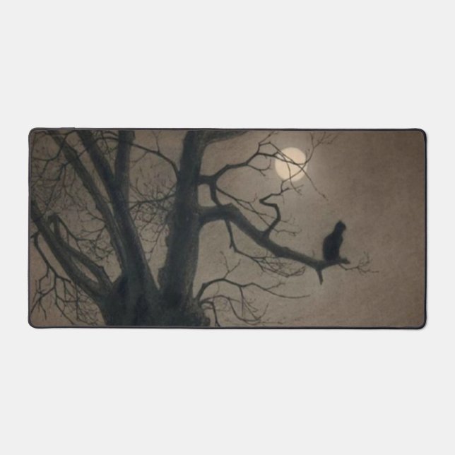 Alfrombrillas De Escritorio Gato a la luz de la luna, Alexandre Steinlen (Anverso)