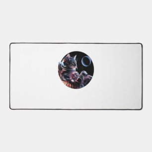 Alfrombrillas De Escritorio Gato astronauta con planeta