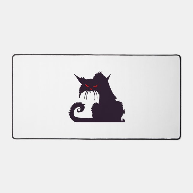 Alfrombrillas De Escritorio Gato de Halloween (Anverso)