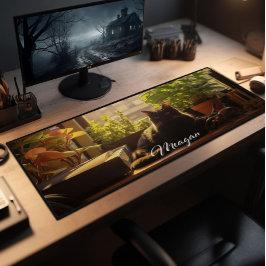 Alfrombrillas De Escritorio Gato En El Escritorio Personalizado