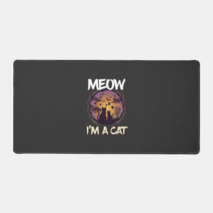 Alfrombrillas De Escritorio Gato Meow Halloween Noche Bruja Calabaza_1