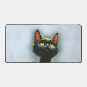 Alfrombrillas De Escritorio Gato negro encantado