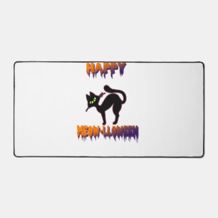 Alfrombrillas De Escritorio Gato Negro Halloween Calabaza Halloween