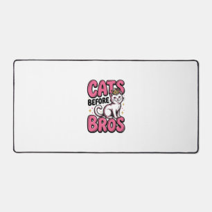 Alfrombrillas De Escritorio Gatos Antes de Hermanos Camiseta Diseño Corona Gat