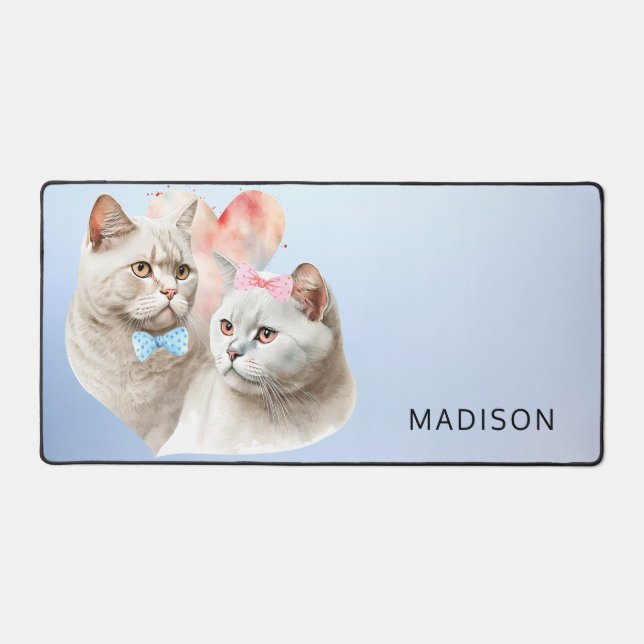 Alfrombrillas De Escritorio Gatos cortos (Anverso)