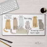 Alfrombrillas De Escritorio Gatos y cotizaciones<br><div class="desc">Cute Gatos y Citas para tus amigos amantes del gato.</div>