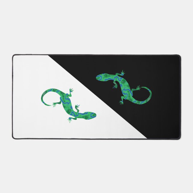 Alfrombrillas De Escritorio Gecko verde (Anverso)