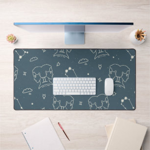 Alfrombrillas De Escritorio Gemini Twins Desk Mat