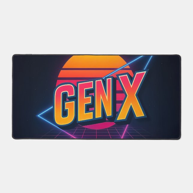 Alfrombrillas De Escritorio GEN X Retro 80 (Anverso)