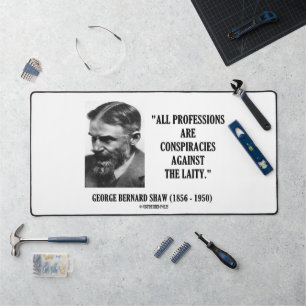 Alfrombrillas De Escritorio George B. Shaw Profesores conspiraciones Laity Qte