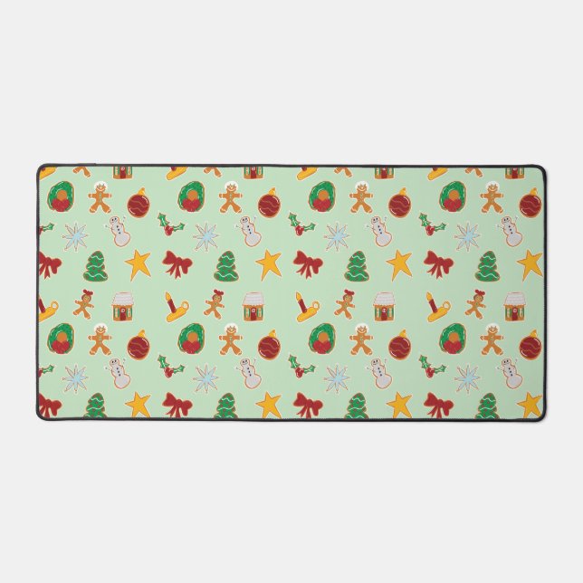 Alfrombrillas De Escritorio Gingerbread Cookie Desk Mat (Anverso)