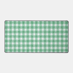 Alfrombrillas De Escritorio Gingham Verde Menta