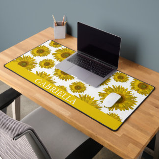 Alfrombrillas De Escritorio Girasoles dispersos de amarillo