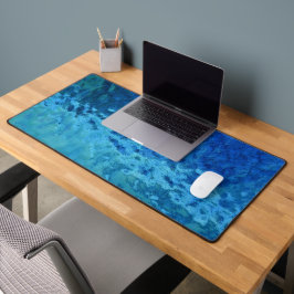 Alfrombrillas De Escritorio Glass azul y Aqua Seted