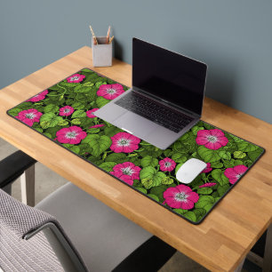 Alfrombrillas De Escritorio Gloria matutina en rosa y verde