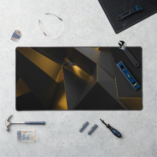 Alfrombrillas De Escritorio Gold and Gray Crystals