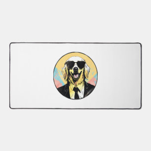 Alfrombrillas De Escritorio Golden Retriever Dog Businessman