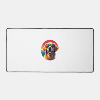 Alfrombrillas De Escritorio Golden Retriever for Kids Boys Girls Sunglasses Pe