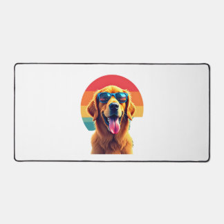 Alfrombrillas De Escritorio Golden Retriever for Kids Boys Girls Sunglasses Pe