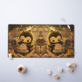 Alfrombrillas De Escritorio Goldene Hummel im Blütentanz.10