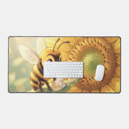 Alfrombrillas De Escritorio Goldene Hummel im Blütentanz.4